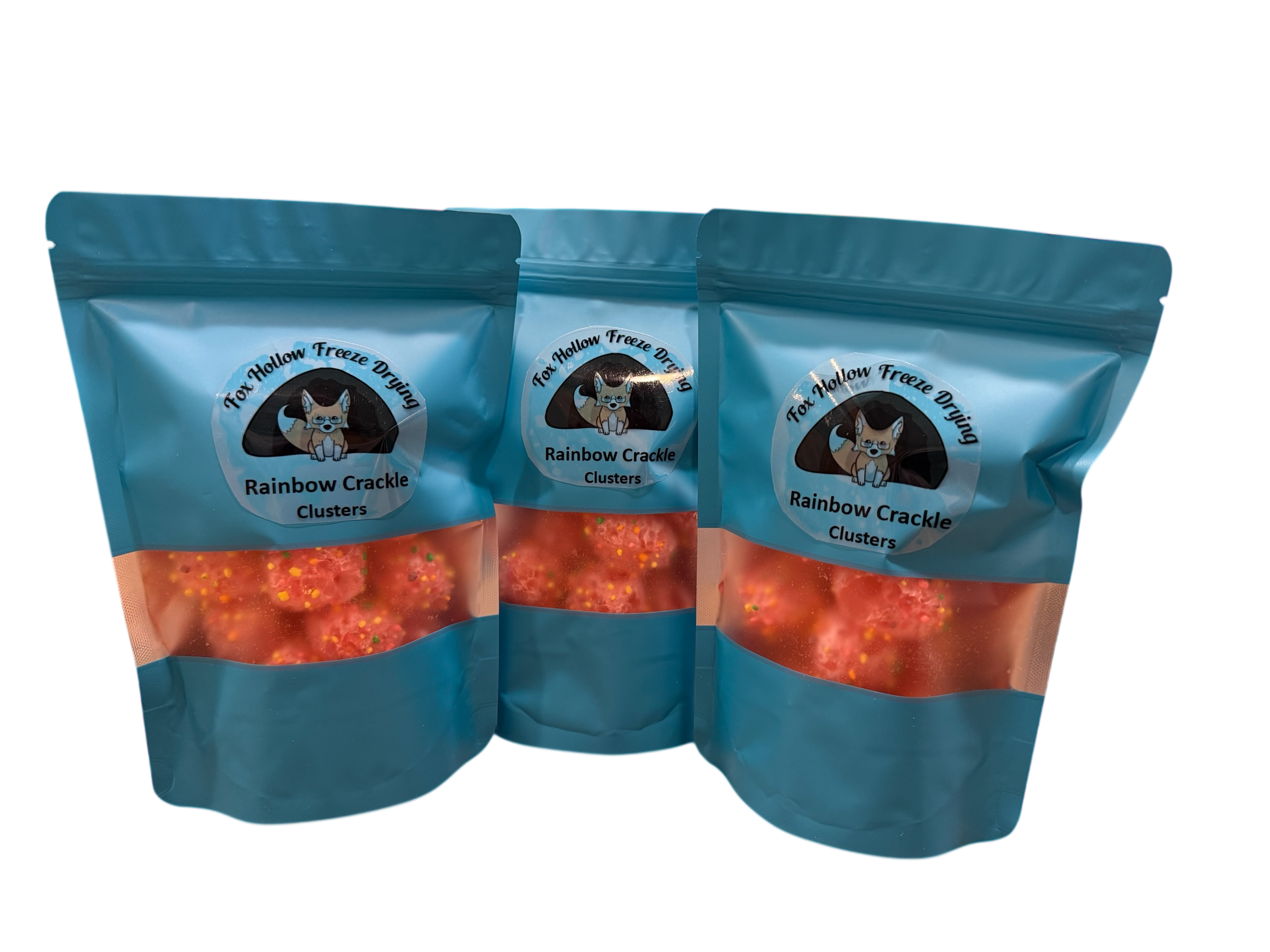 Rainbow Crackle Clusters